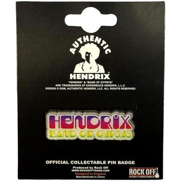 Jimi Hendrix - Band Of Gypsys - Pin officiële merchandise, Ophalen of Verzenden, Nieuw, Kleding