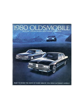 1980 OLDSMOBILE PROGRAMMA BROCHURE ENGELS, Nieuw, Author