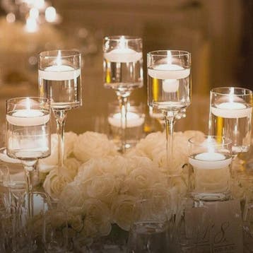 Elegante Glazen Kaarsenhouder voor Drijvende Kaarsen & Theel, Verzenden, Nieuw
