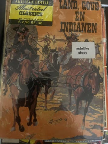 Land, goud en indianen, Verzenden, Nieuw