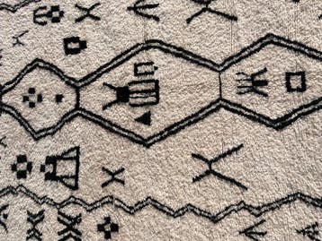 Marokkaans Beni Ourain wol tapijt - Vloerkleed - 300 cm -, Nieuw