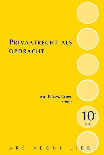 9789493199446 Ars Aequi Handboeken - Privaatrecht als opd..., Verzenden, Zo goed als nieuw, Patricia Croes