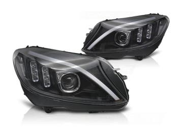 LED Tube koplampen dynamisch Black geschikt voor Mercedes, Verzenden, Nieuw, Mercedes-Benz