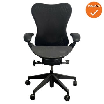 Herman Miller Mirra 2 Bureaustoel – Zwart – Full Option, Werkplek, Ophalen of Verzenden, Gebruikt, Stoel