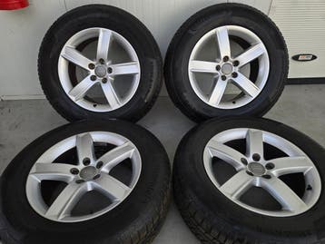 Audi Q5 17 inch originele velgen winterbanden Continental AO, Banden en Velgen, Nieuw, 17 inch, 235 mm