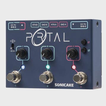 SONICAKE Portal QDS-06: 3-Kanaals Gitaar Effecten Pedaal met, Verzenden, Nieuw