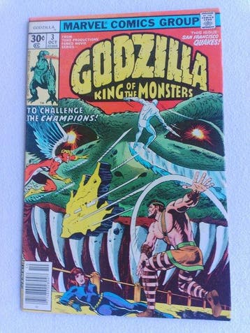 Godzilla 3 - Godzilla King of the Monsters - 1 Comic - 1977, Nieuw
