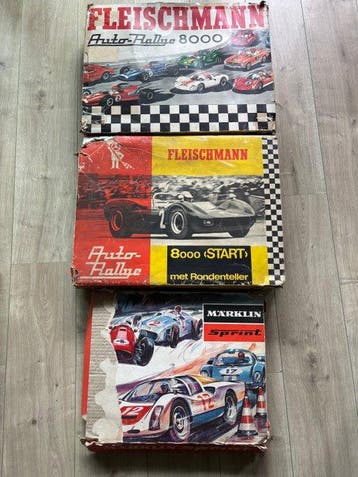 Fleischmann, Märklin - Model raceauto (3) - racebaan sets, Nieuw