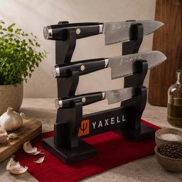 Yaxell Super Gou Ypsilon Messenset – 4-delig – Katana Di, Ophalen of Verzenden, Nieuw, Hout