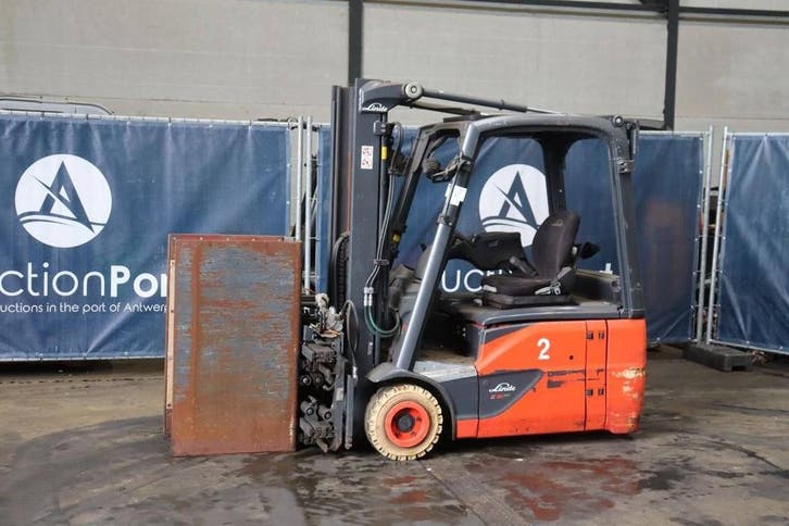 Veiling: Heftruck Linde E16-02 Elektrisch 1600kg 3.1m 2018, Zakelijke goederen, Machines en Bouw | Heftrucks en Intern transport