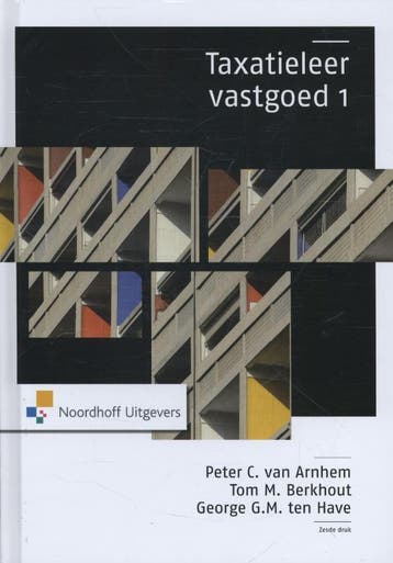 Taxatieleer vastgoed  1 9789001823795, Zo goed als nieuw