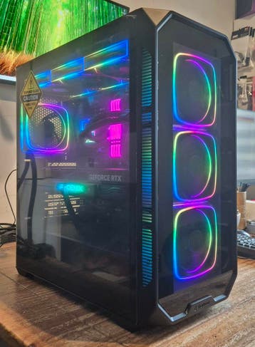 Ryzen 7 5800x / RTX5070 / 32GB / 2TB m.2 / W11 / Garantie, 32 GB, Virtual Reality, Ophalen of Verzenden, SSD