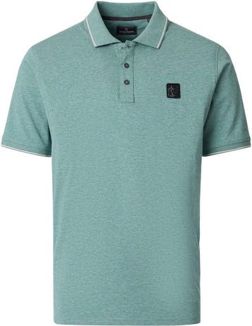 CASAMODA Polo Jersey Tipping Groen maat 4XL Heren, Kleding | Heren, Verzenden, Nieuw, Groen, CASAMODA