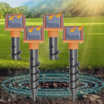 Solar Mollenverjager & Slangenverjager - Geluidsgolf & IP66