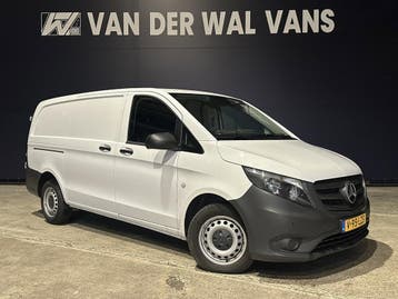 Mercedes-Benz Vito L2H1 | Financial Lease voor 306 p/mnd, Stof, Gebruikt, Overige carrosserieën, Wit