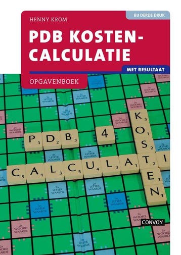 9789463171663 PDB Kostencalculatie met resultaat, Boeken, Verzenden, Zo goed als nieuw, H.M.M. Krom