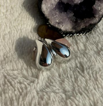 No-Fade Zilver-Stijl Vergulde Waterdruppel Oorbellen, Sieraden, Tassen en Uiterlijk, Oorbellen, Overige materialen, Nieuw, Ophalen of Verzenden