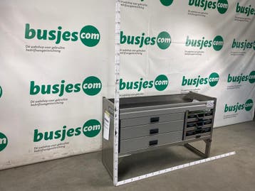 Aluca aluminium bedrijfswageninrichting gebruikt (nr 2425), Ophalen of Verzenden