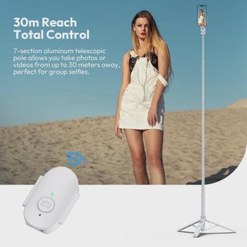 Ulanzi TT88 1.44M Selfie Stick & Statief met MagSafe Klem -, Verzenden, Nieuw