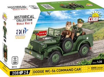 COBI 3111 Dodge WC-56 Command Car (Leger bouwsets), Verzenden, Nieuw