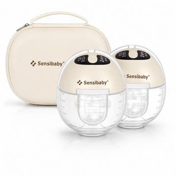 TwinFlow Duo Handsfree Borstkolf met Luxe Tas - Sensibaby, Kinderen en Baby's, Babyvoeding en Toebehoren, Verzenden, Nieuw, Inclusief tas