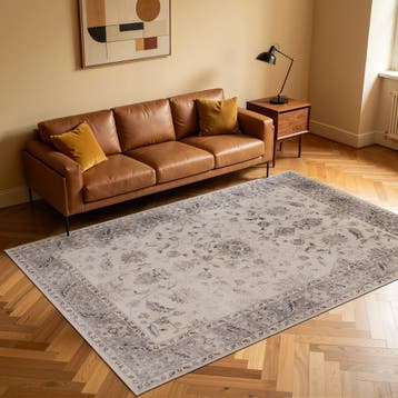 Vintage Vloerkleed | Inka | Bloemen | Beige | 240x340 cm, Verzenden, Nieuw