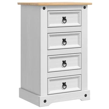 Ladekastje Wit - Modern - 41% Korting | Retourdeal, Ophalen of Verzenden, Zo goed als nieuw, 45 tot 65 cm, 70 cm of meer