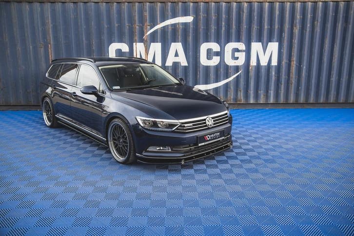 Maxton Front Splitter V.2 Volkswagen Passat B8, Auto diversen, Tuning en Styling, Verzenden