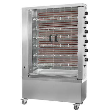 GGM Gastro | Elektrische kippengrill roterend - 28,8kW - 6 |, Verzenden, Nieuw in verpakking, Fornuis, Frituur en Grillen