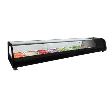 GGM Gastro | Tapasvitrine PREMIUM - 1750x400mm - 8x GN 1/3 |, Verzenden, Nieuw in verpakking