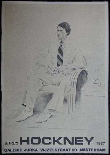 David Hockney - exhibition in Galerie Jurka - Jaren 1970