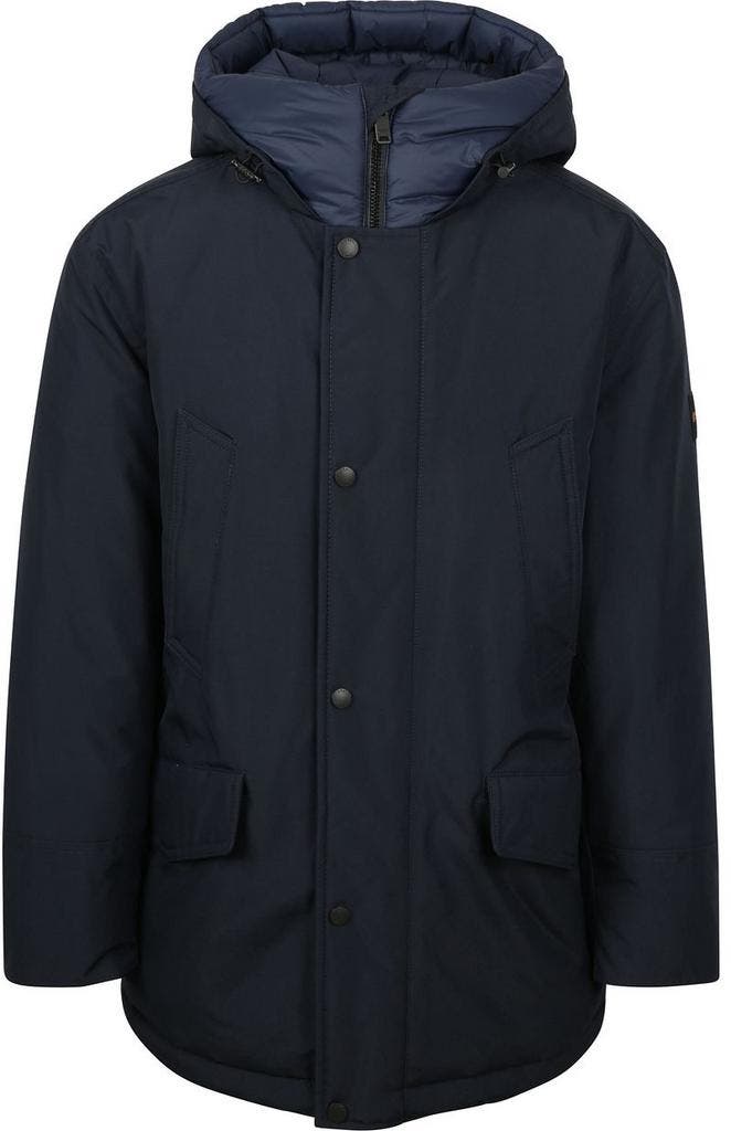 BOSS Osiass Jas Navy maat 50 Heren, Kleding | Heren, Jassen | Winter, Blauw, Nieuw, Maat 48/50 (M), Verzenden