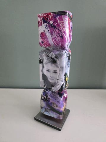 Ad van Hassel - Pop-Art Art Candy Toffee “Homage to Audrey