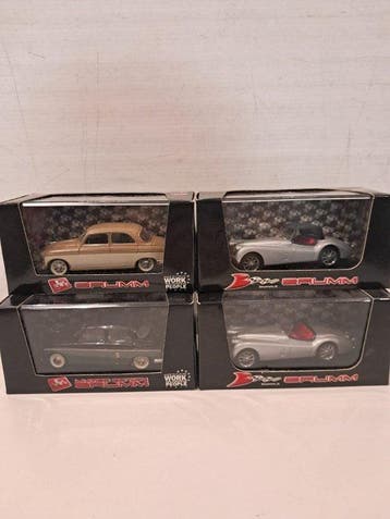 Brumm 1:43 - Modelauto (4) - Seat 1400B Taxi, Fiat 1400B, 2, Nieuw