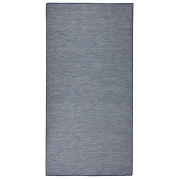 vidaXL Buitenkleed platgeweven 100x200 cm blauw, Verzenden, Nieuw, Blauw
