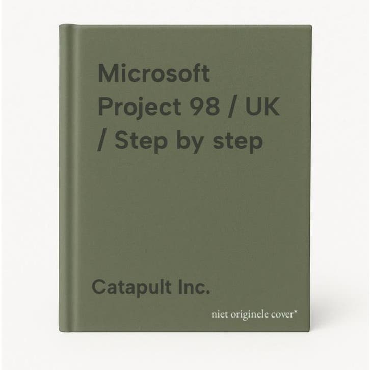 Microsoft Project 98 / UK / Step by step - Catapult Inc., Boeken, Informatica en Computer, Gelezen, Verzenden