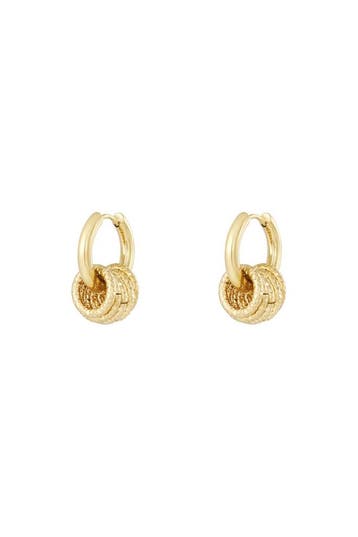 Goudlief Put a ring on it oorbellen (Dames sieraden), Verzenden, Nieuw, Zilver, Overige materialen