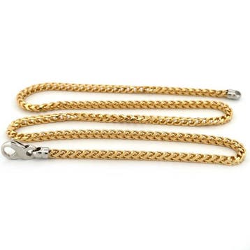 Vieri - Halsketting - Solid Franco Chain - 18 karaat, Nieuw