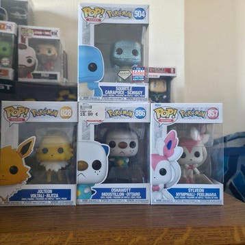 Funko - Funko Pop -- Lot 4 Pop Pokémon dont une Diamond