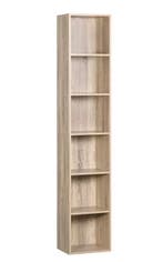 Boekenkast met 6 Vakken – MDF Opbergrek 158 cm Hoog, Verzenden, Nieuw