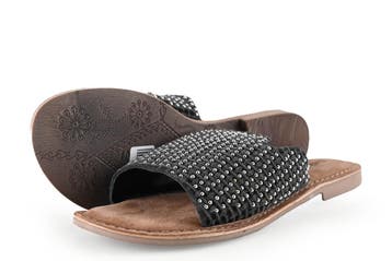 Lazamani Slippers in maat 40 Zwart, Kleding | Dames, Schoenen, Slippers, Verzenden, Zwart, Lazamani