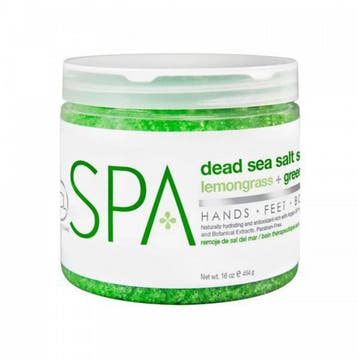 BCL SPA  Dead Sea Salt Soak Lemongrass + Green Tea  454 gr, Verzenden, Nieuw
