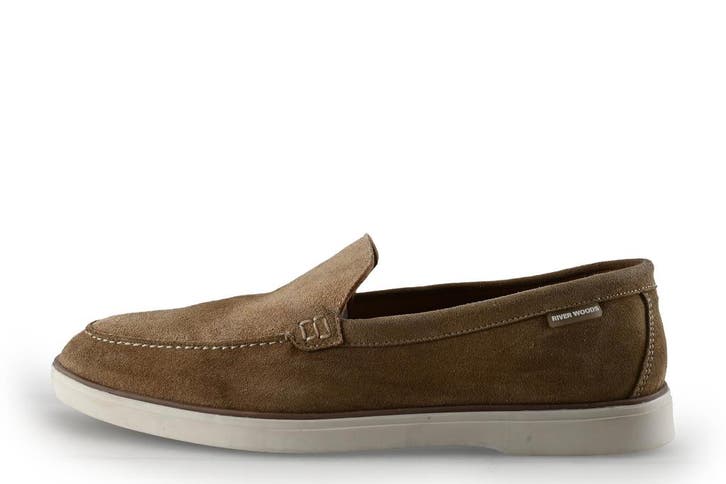 River Woods Instappers in maat 40 Beige, Kleding | Heren, Schoenen, Overige kleuren, Zo goed als nieuw, Overige typen, Verzenden