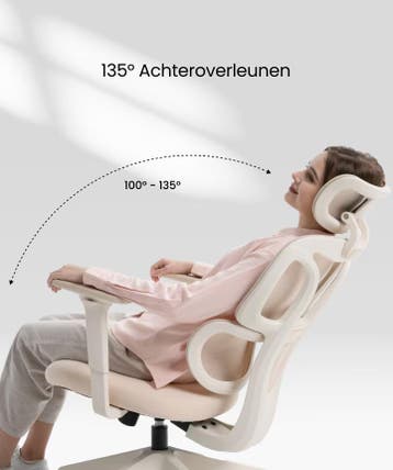 Ergonomische Bureaustoel -  Office Chair - Gamestoel - Volwa, Verzenden, Zo goed als nieuw
