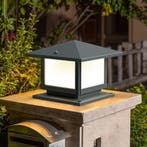 Sokkellamp Buiten - Grijs Aluminium | Retourdeal 36% Korting, Minder dan 50 watt, Staande lamp, Ophalen of Verzenden, Netvoeding