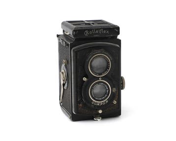 Een Rolleiflex TLR camera, Duitsland, ca. 1930, Gebruikt