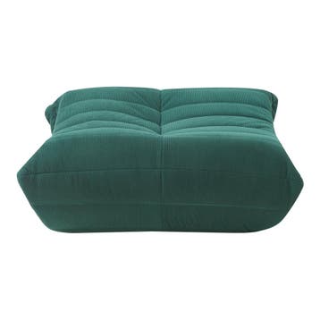 Voetenbank Kodsø 35x80x65 cm groen [en.casa], Verzenden, Nieuw
