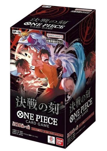 One Piece TCG - OP16 - The Time of Battle Booster Box (Ja..., Hobby en Vrije tijd, Verzamelkaartspellen | Overige, Verzenden, Zo goed als nieuw