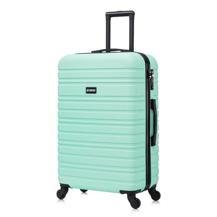 BlockTravel Reiskoffer - 74 liter - M - TSA - ABS Mint groen, Sieraden, Tassen en Uiterlijk, Koffers, Minder dan 35 cm, Minder dan 50 cm