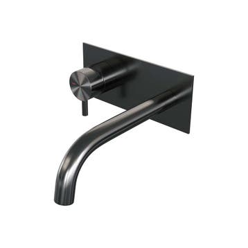 Brauer Gunmetal Edition Inbouw Wastafelmengkraan met Gebogen, Ophalen of Verzenden, Nieuw